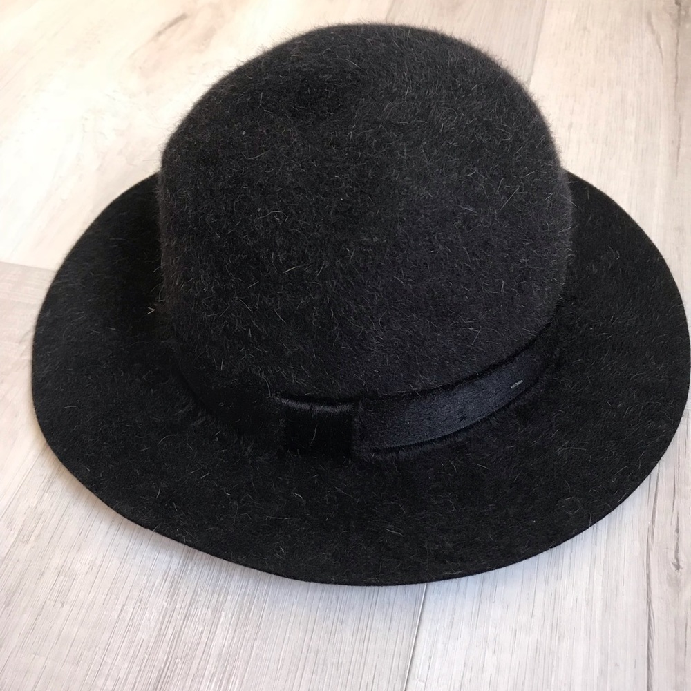 NEW Rag and Bone Fedora Floppy Rabbit Fur hat M - Picture 2 of 5